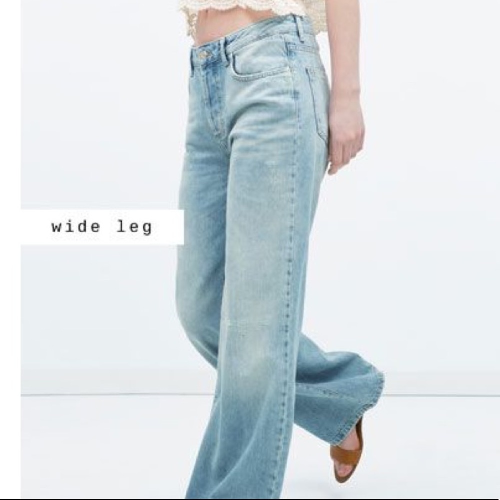 Zara Wide Leg Jeans